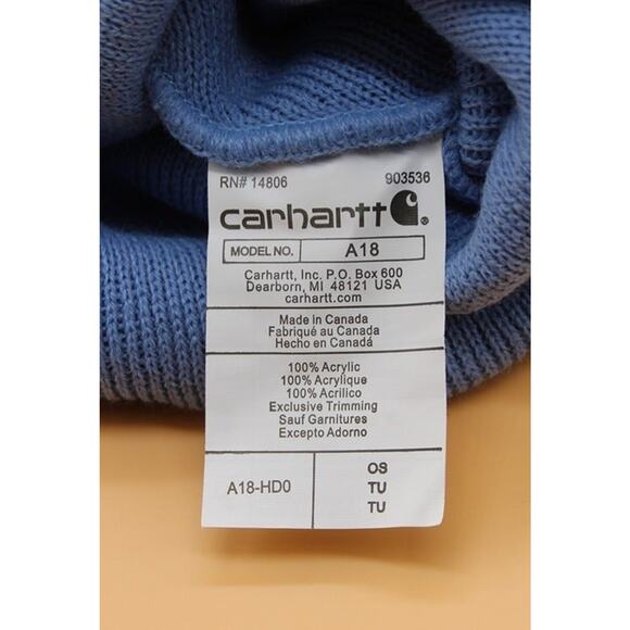 NWT! Carhartt A18 Beanie - HD0 - Picture 4 of 7